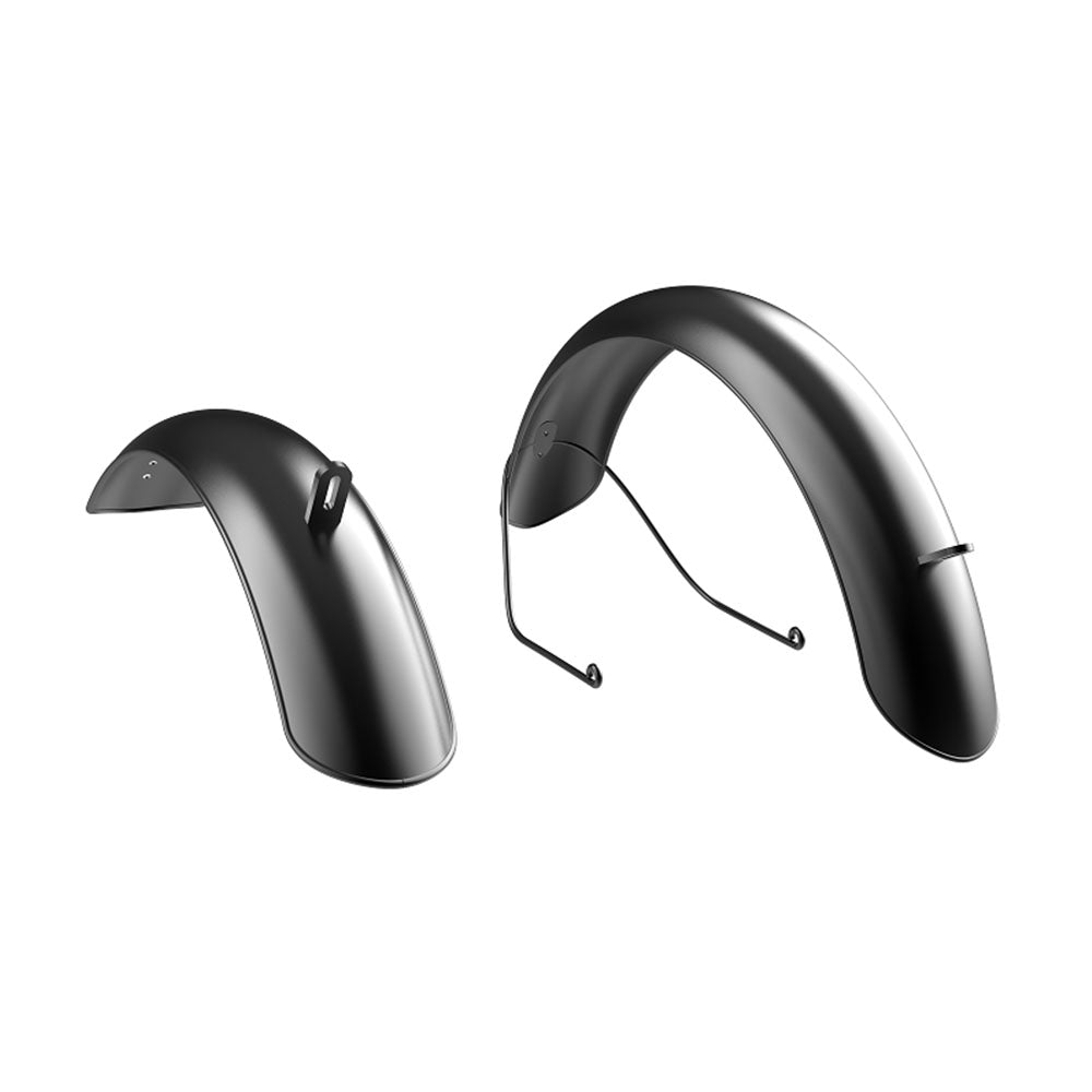 Front view of ekxbike electric bike mudguard