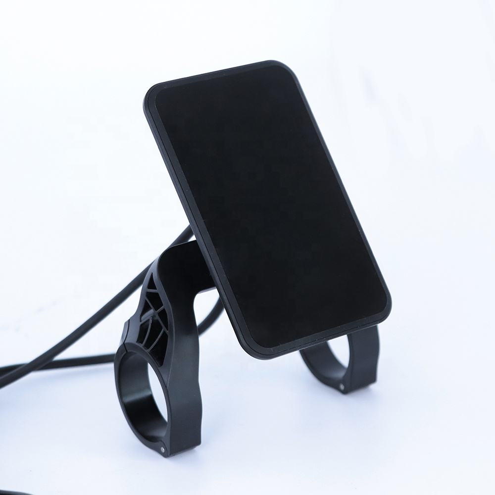 Left view of ekxbike electric bike color display