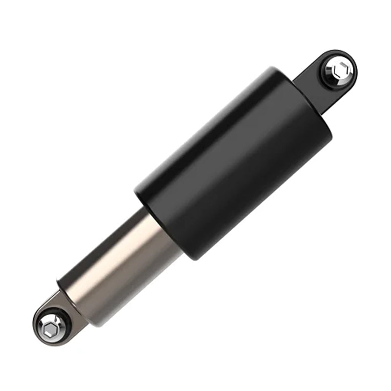 Right view of ekxbike electric bike rear shock absorber black