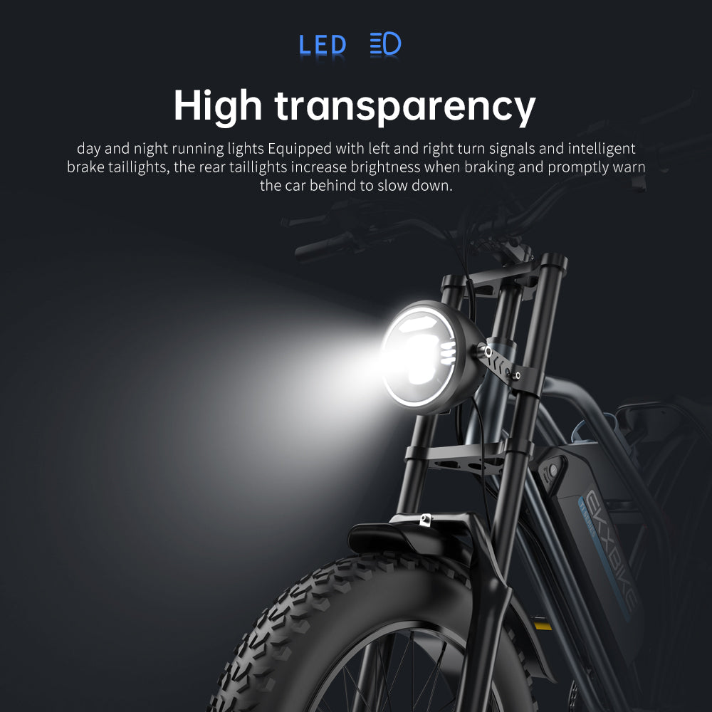LED headlight from electric bike ekx t1