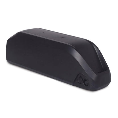 Front view of ekxbike electric bike battery box