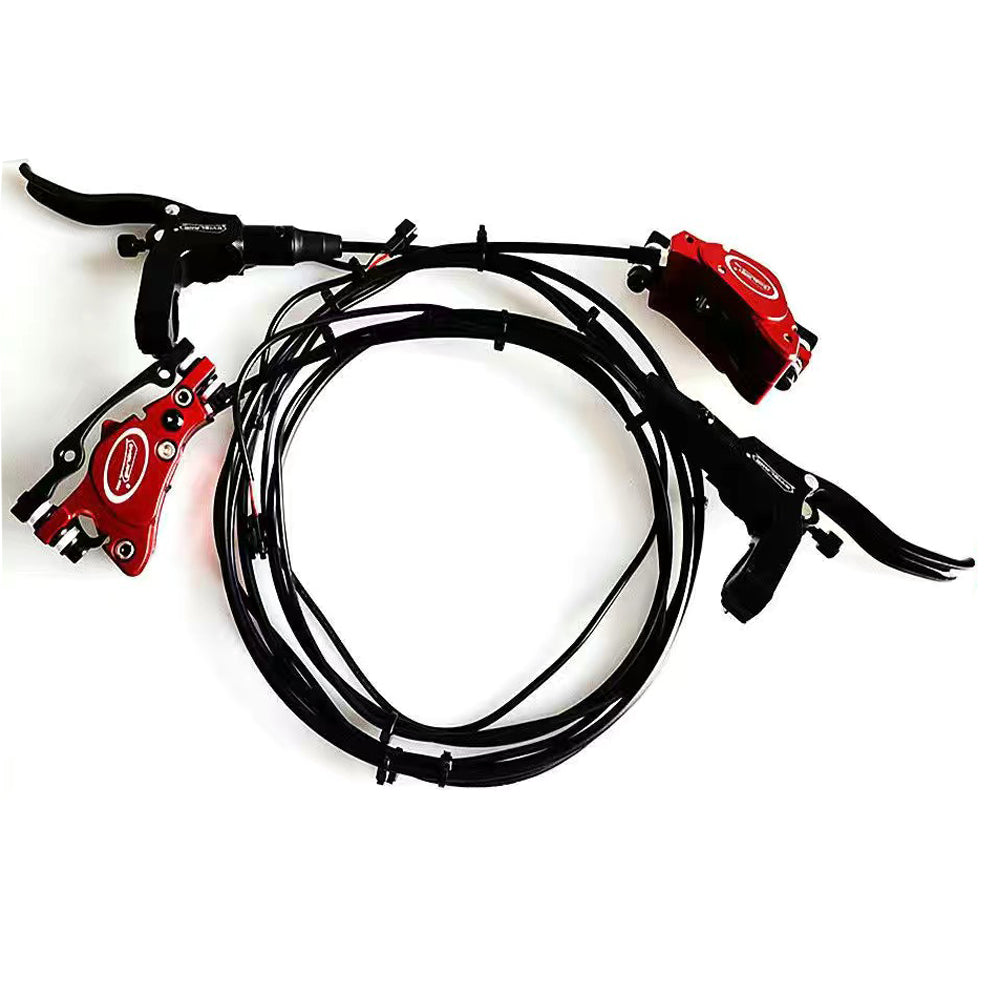 Top view of ekxbike electric bike oil brake