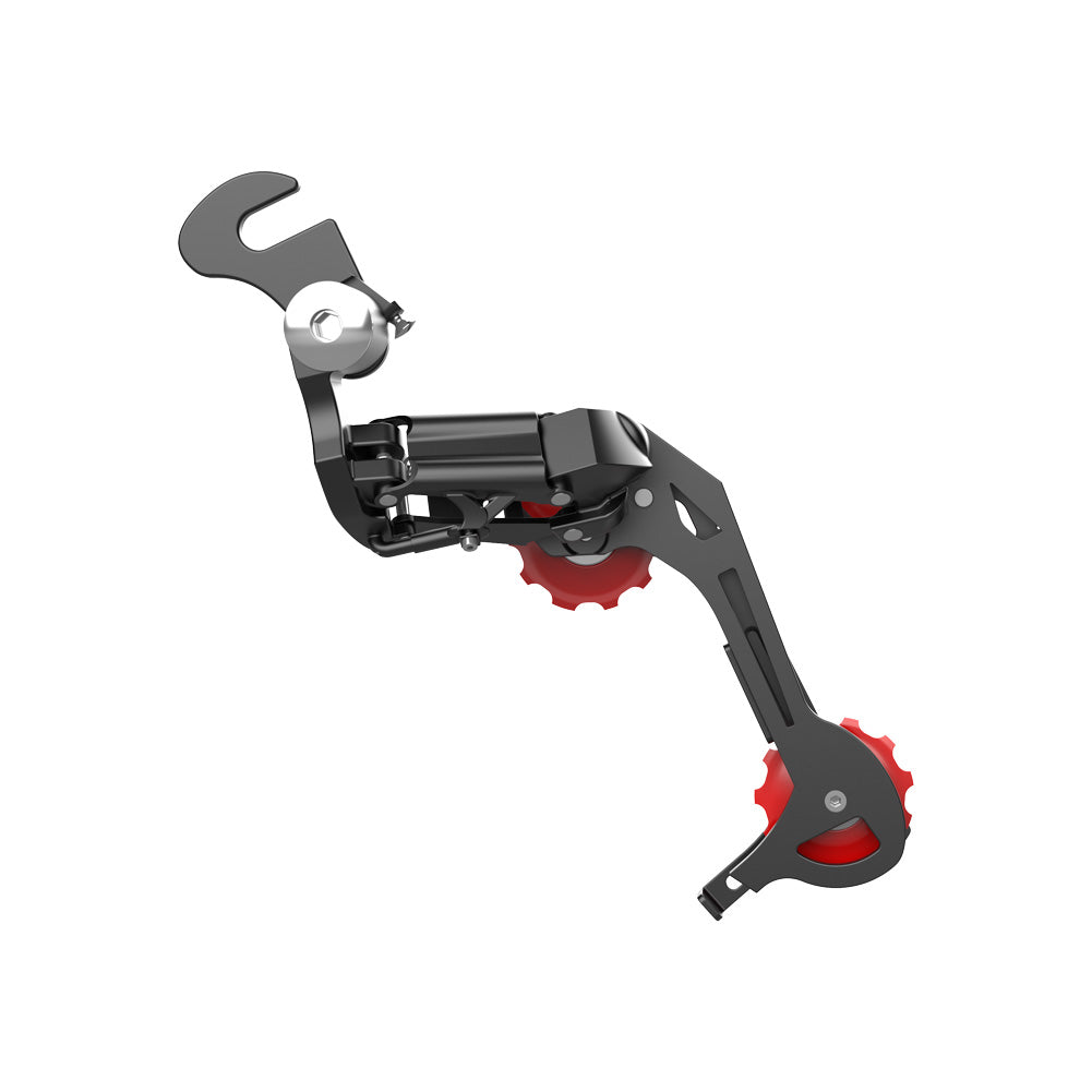 Rear view of ekxbike electric bike rear derailleur