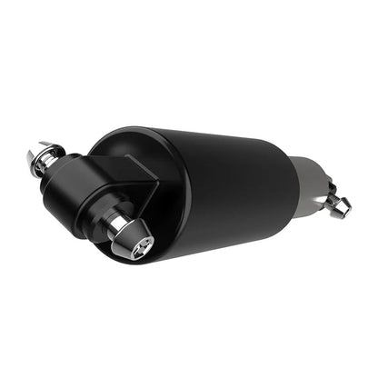 Top view of ekxbike electric bike rear shock black