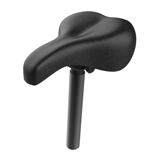 Front view of ekxbike electric bike saddle