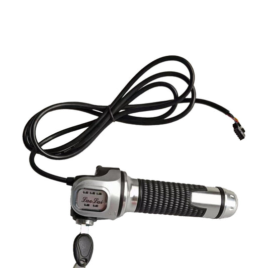 Front view of ekxbike electric bike throttle