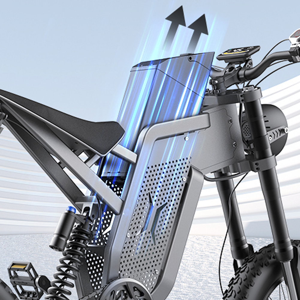 battery detail of ekbike e-bike x21