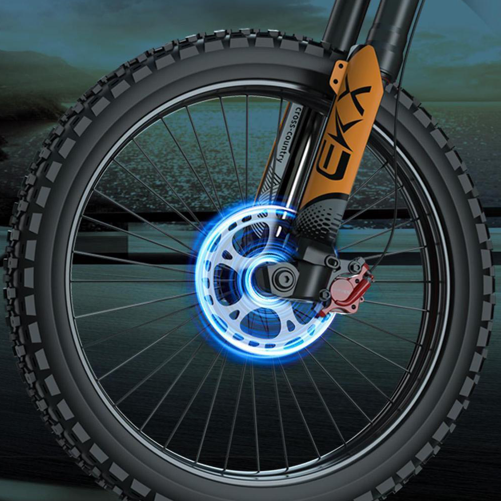 brake detail of ekxbike e-bike x21max