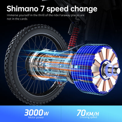 EKXBIKE X21 MAX Mountain off-road electric bike 【Pre-sale】