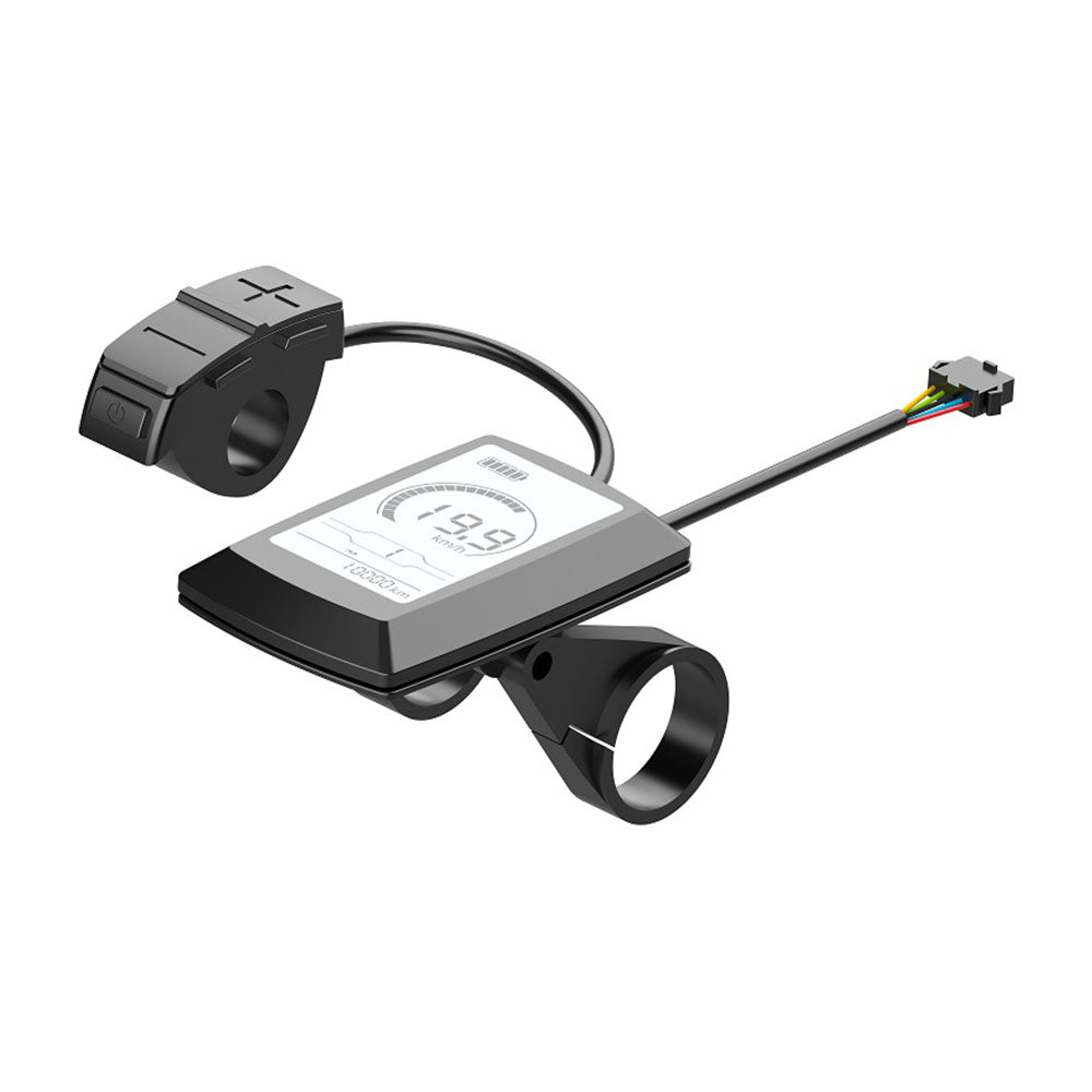 Right view of ekxbike electric bike x20 dashboard
