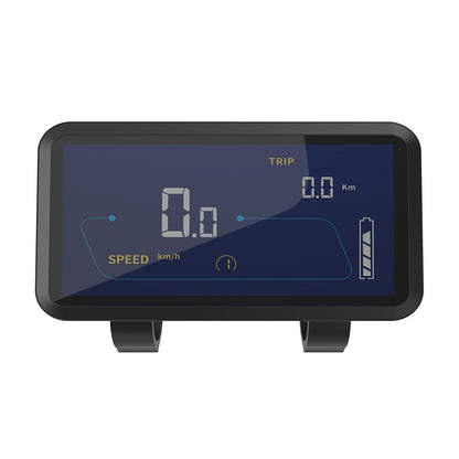 Front view of ekxbike electric bike x21 dashboard