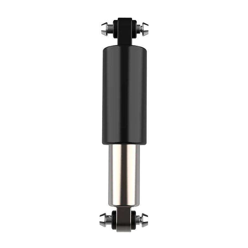 Rear view of ekxbike electric bike rear shock absorber black