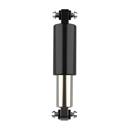 Rear view of ekxbike electric bike rear shock absorber black