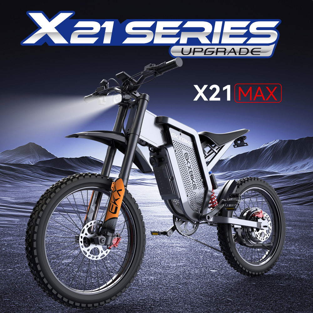 Main view of electric bike ekx x21 max