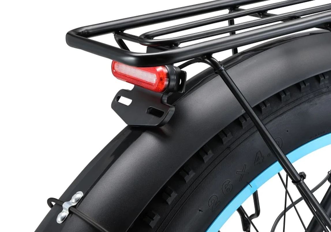 Right view of ekxbike electric bike taillamp bracket
