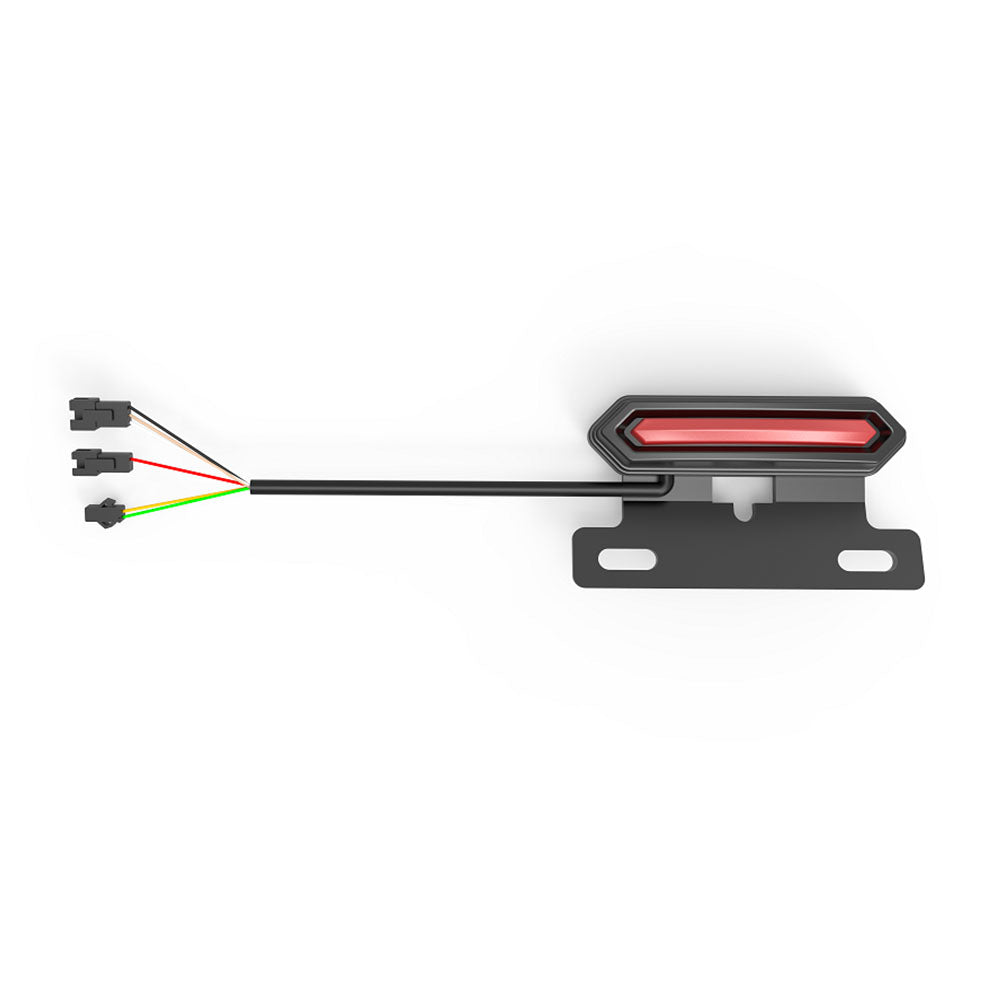 Top view of ekxbike electric bike rear light