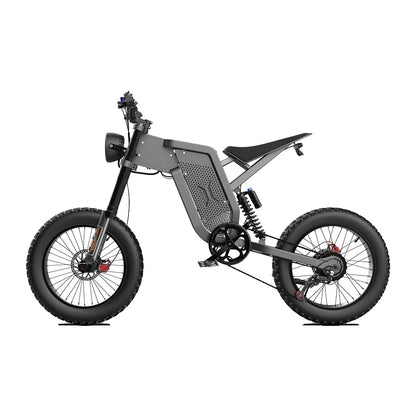 Left view of electric bike ekx x21 
