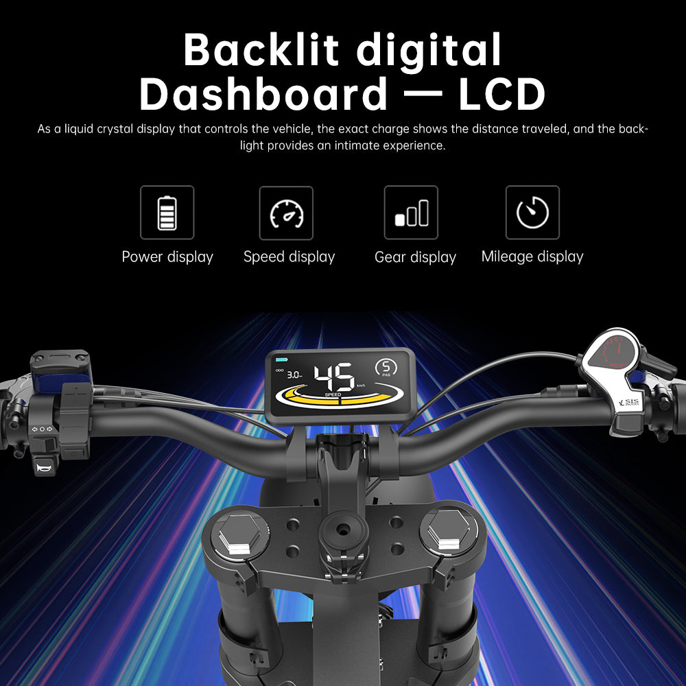LCD display from electric bike ekx x21